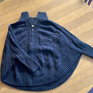 Simply Noelle Black Cape Sweater